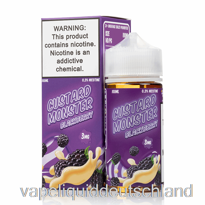 Brombeere - Vanillepudding-Monster - 100 Ml 6 Mg Vape Deutschland